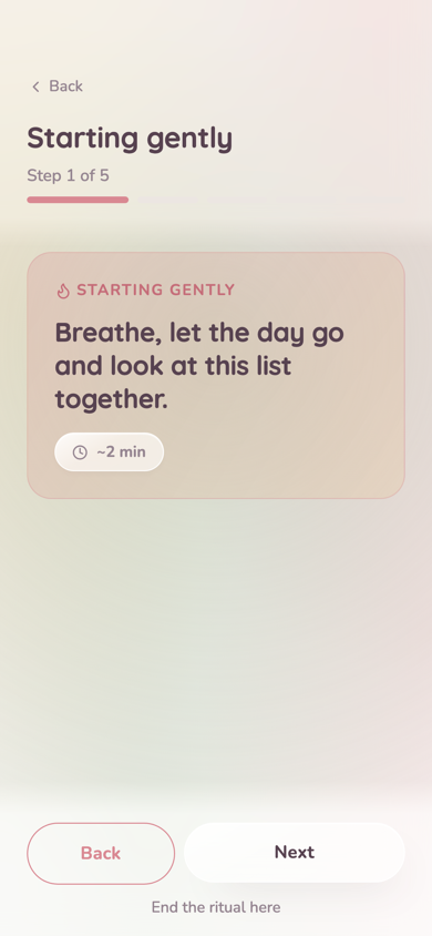 You talk it through calmly