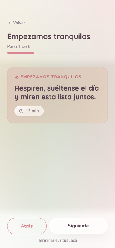 Lo hablan tranquilos